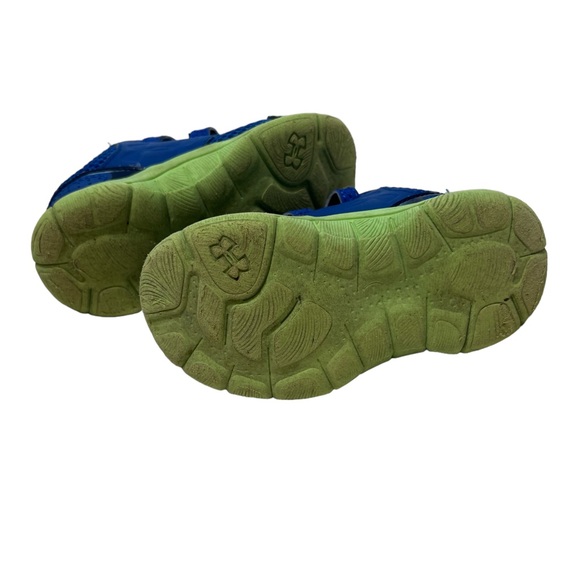 Under Armour Size 5K Toddler Boy’s Shoes Sneakers ~ Navy Blue/Green Baby Infant - Picture 5 of 6